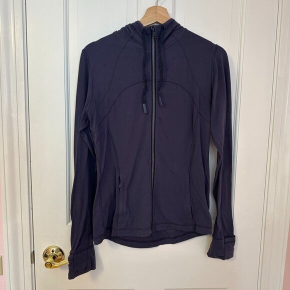 Lululemon Define Hooded Jacket Nulu - Medium Blue - Picture 1 of 4